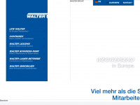 walter-group.com Webseite Vorschau