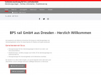 bps-rail.de Webseite Vorschau