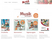 musikmitkindern.ch Webseite Vorschau