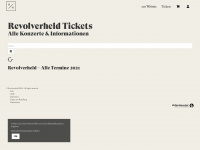 revolverheld-tickets.de Webseite Vorschau
