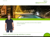 algegartenbau.at Webseite Vorschau