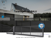 balu-tore.de Webseite Vorschau