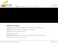 abbruch-zeglinski.de Webseite Vorschau