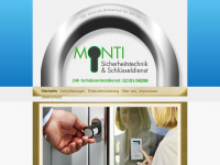 sicherheitstechnik-monti.de Webseite Vorschau