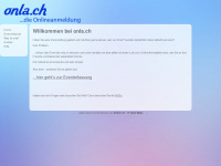 onla.ch Webseite Vorschau
