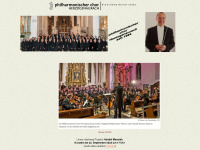 philharmonischer-chor-herzogenaurach.de Webseite Vorschau