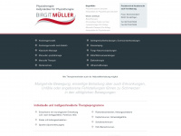 physio-birgit-mueller.de Webseite Vorschau