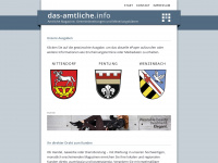 das-amtliche.info Webseite Vorschau