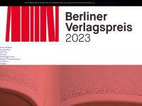 berlinerverlagspreis.de Webseite Vorschau