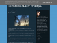 schamanismusrheingau.blogspot.com Webseite Vorschau