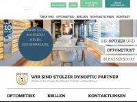 baltensperger-optik.ch Webseite Vorschau