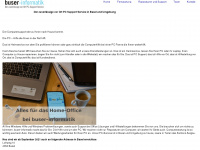 buser-informatik.ch Webseite Vorschau