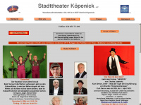 stadttheater-coepenick.de Webseite Vorschau