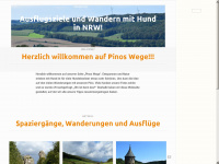 pinos-wege.de Webseite Vorschau