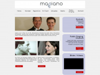 mapiano.net Webseite Vorschau