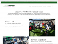 soccercages.de Webseite Vorschau