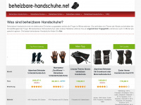 beheizbare-handschuhe.net Webseite Vorschau