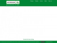 unteregger-gastronom.at Webseite Vorschau