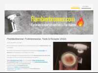 flambierbrenner.com Webseite Vorschau