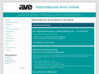 heilpraktikerin-anna-velisek.de Webseite Vorschau