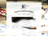 textilmeisterei.de Webseite Vorschau