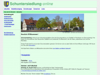 schuntersiedlung-online.de Webseite Vorschau