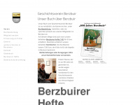 geschichtsverein-berzbuir.de Webseite Vorschau