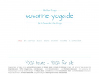 susanne-yoga.de Webseite Vorschau