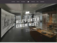 deutsches-hutmuseum.de Webseite Vorschau