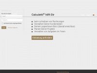calculetti.com Webseite Vorschau