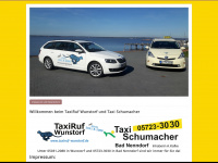 taxiruf-wunstorf.de Webseite Vorschau