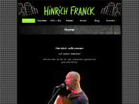 hinrichfranck.com Webseite Vorschau