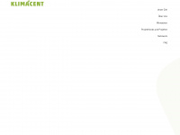 klimacent.at Webseite Vorschau