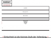 modulart.ch Webseite Vorschau
