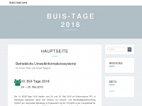 buistage2018.de Webseite Vorschau