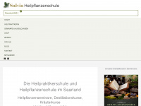 salvia-heilpflanzenschule.de Webseite Vorschau