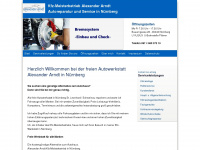 kfz-werkstatt-nuernberg.de Webseite Vorschau