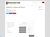 bussgeldrechner.com Webseite Vorschau