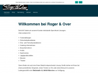 roger-over.com Webseite Vorschau