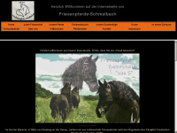 friesenpferde-schmalbach.de Webseite Vorschau
