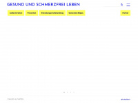 schmerzfrei-leben-info.de Webseite Vorschau