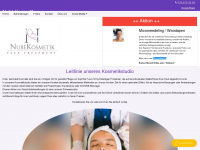 nube-kosmetik.ch Webseite Vorschau