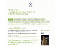 förderverein-emmauskirche-hallbergmoos.de Webseite Vorschau