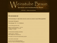 brauns-weinstube.de Webseite Vorschau
