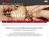 pm-holz.de Webseite Vorschau