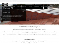 honegger.gr Webseite Vorschau