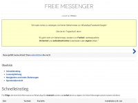 freie-messenger.de Webseite Vorschau