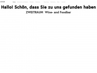 zweitraum.info Webseite Vorschau
