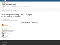 hu-hosting.de Webseite Vorschau