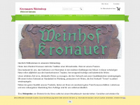 kronauer-weinshop.de Webseite Vorschau